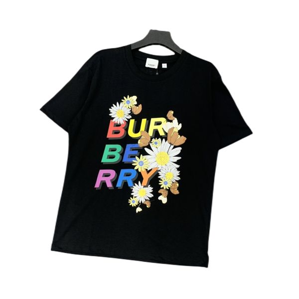 

famous designer shirt men t shirts clothing spray letter short sleeve spring summer tide men and women tee new 2023 t shirt luxury fashion s, White;black