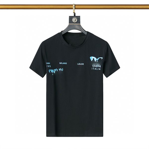 

mens letter print t shirts luxury black fashion designer summer short sleeve size s-xxxl i7, White;black