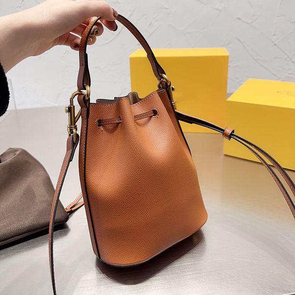

bag new designer luxury shoulder bags mini bucket bag wallets multicolor crossbody handbag women's fashion leather handbags removable s