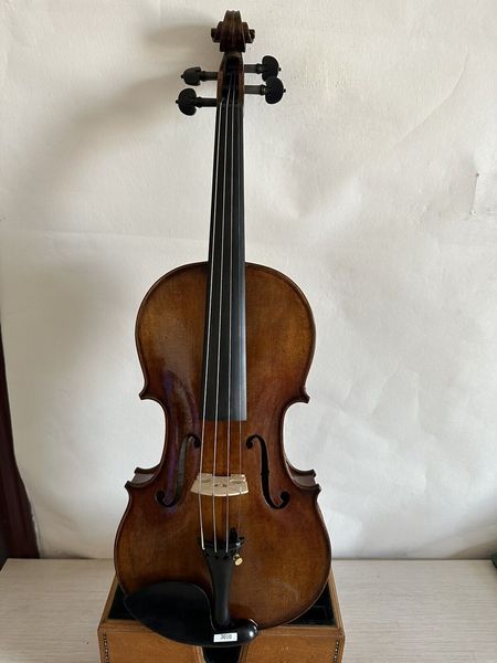 

master 4/4 violin stradi model solid flamed maple back spruce hand made 3010