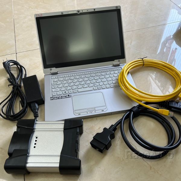 

auto diagnostic tool for bmw cars icom next a2 with latest soft-ware v06.2023 installed on used lapcf-ax2 i5 cpu 4g and 1tb mini ssd