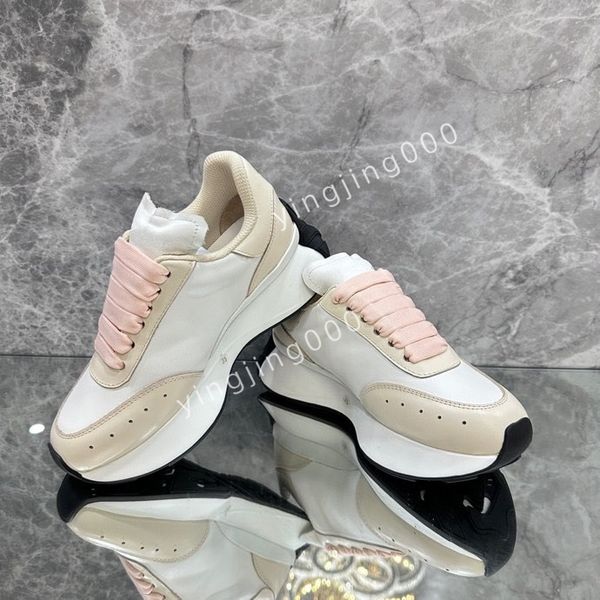 

2023fashion designers sneakers camouflage casual shoes stylist womens shoes checkered studded flats mesh trainers, Black