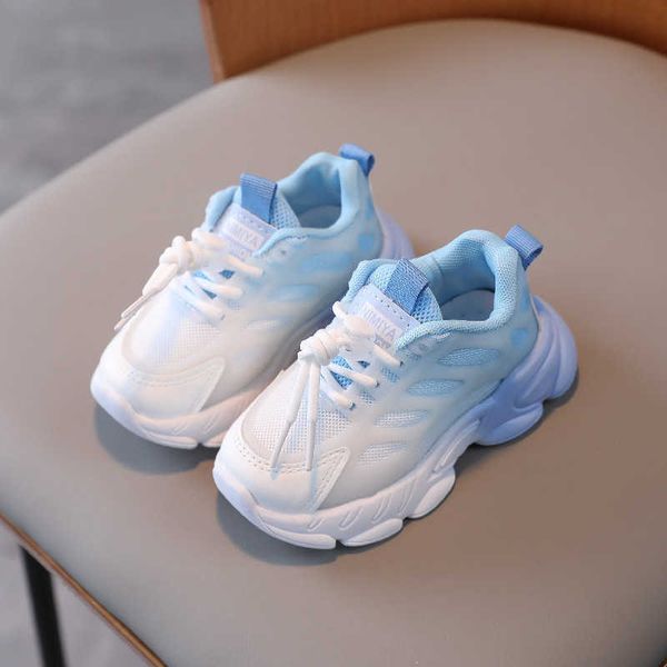 

athletic outdoor kids sneakers boys girls running tennis breathable mesh casual sneakers girls sports shoes autumn lace up flat toddlers sho, Black