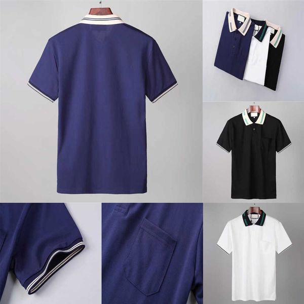 

shirts 22ss men t designers polo mens womens palms fashion print letter embroidery tshirts clothing short sleeved casual luxury polos shirt, White;black