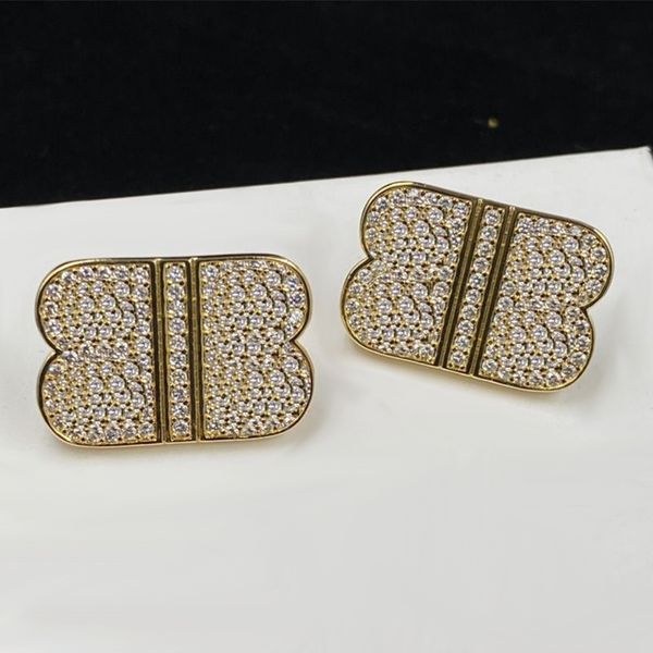 

new luxury women's charm earrings earrings women's jewelry girls' party gifts, Golden