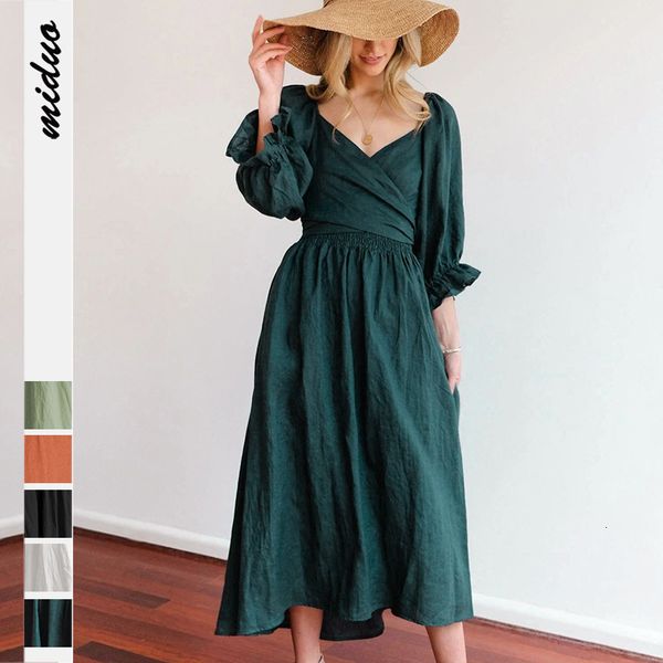 

casual dresses high quaility autumn dress tied belt ruffles lantern sleeve dress multi dressed elegant women dress 230512, Black;gray