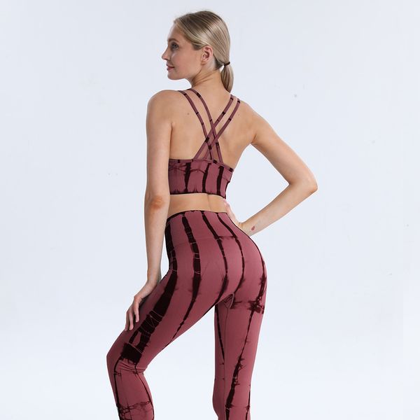 

yoga tank seamless striped quick-drying sports bra women's fitness wear