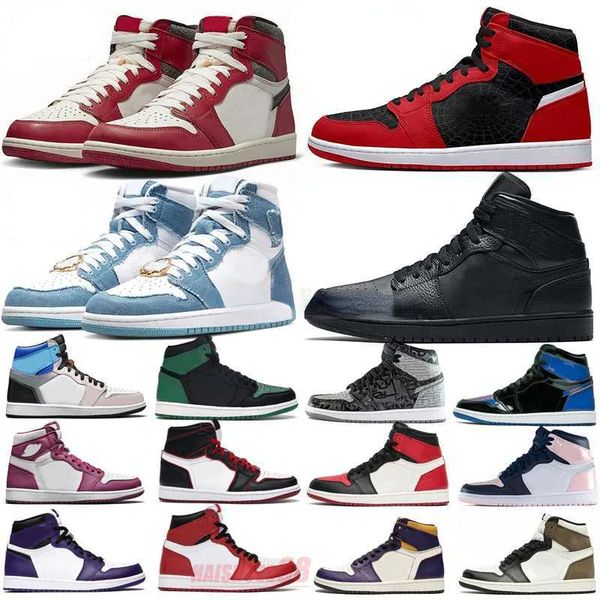 

sale jumpman 1 across the spider-verse basketball shoes lost and found ts fragment triple black starfish mens trainers outdoor sneakers 36-4