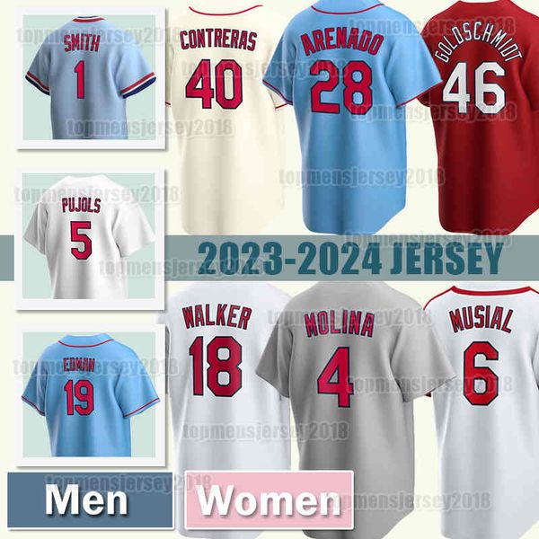 

nolan arenado jerseys willson contreras paul goldschmidt tyler o'neill gorman dylan carlson adam wainwright st. louis''cardin, Blue;black
