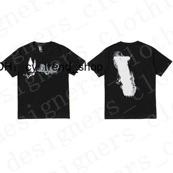 

vloness 2023 summer mens t shirt designers women tshirts loose shorts sleeve tees apparel fashion luxurys man casual shirts street polos cl, White;black