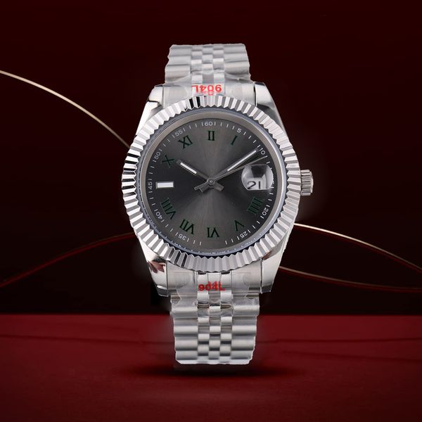 

mens womens watches automatic mechanical watch movement sapphire watchs glass stainless steel strap simple business personality waterproof l, Slivery;brown
