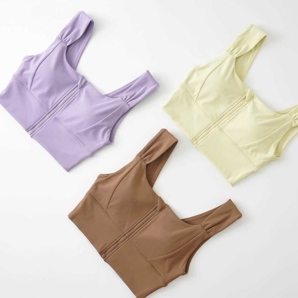 

yoga outfit 2023 new front zipper yoga bra running outwear shockproof gathering sports bra high strength fitness bra