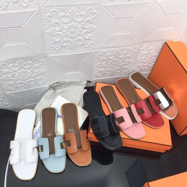

womens summer sandals beach slide slippers crocodile skin leather flip flops heels ladies sandali fashion designs orange scuffs shoes, Black