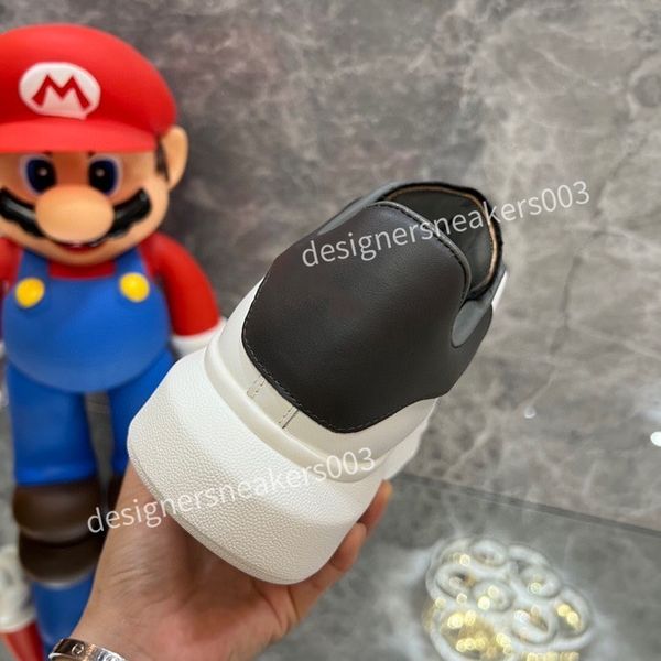 

brand women mens designer casual shoes classic dirty shoes mid double height bottom trainers leather glitter golden quality, Black