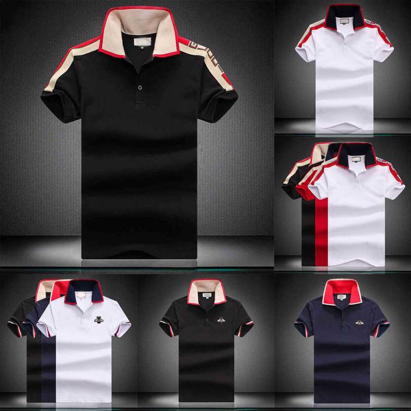 

shirts new luxury mens stylist polo italy mens designer clothes short sleeve fashion mens summer t shirt asian size m-3xl sjdq, White;black