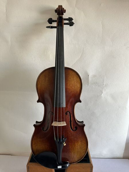 

master 4/4 violin stradi model 1pc flamed maple back spruce hand made k3140