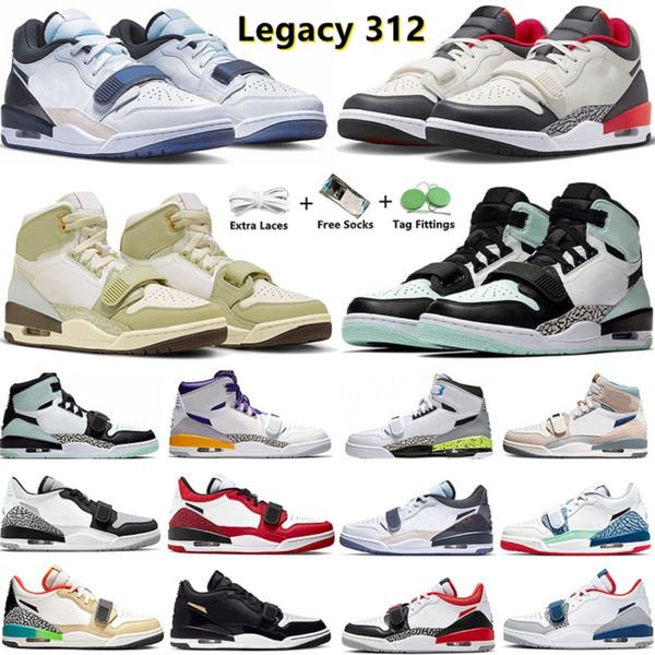 

312 legacy low 23 mens basketball shoes easter light aqua 25th anniversary black toe chicago university true pale blue gradient women traine