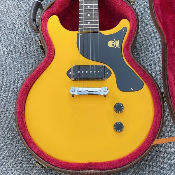 

new customized cream electric guitar 6 string high-quality beautiful timbre