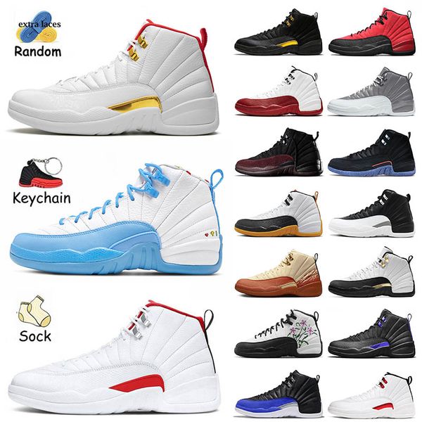 

men 12s sneakers basketball shoes university blue white black eastside golf 25 years in china floral hyper royal playoffs royalty stealth tr