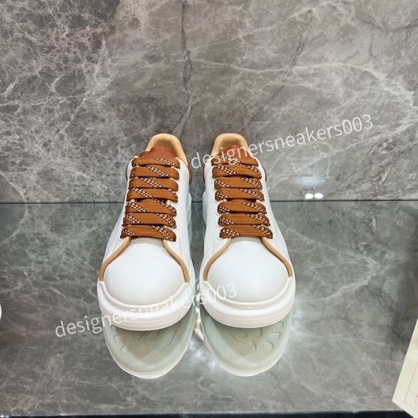 

2023new men brand casual shoes classic dirty shoes mid double height bottom trainers leather glitter golden quality, Black