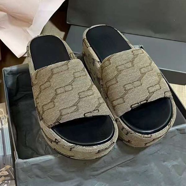 

luxury sandals women men sliders platform designer slides buckle cork slippers sandal outdoor shoe 36-45, Black