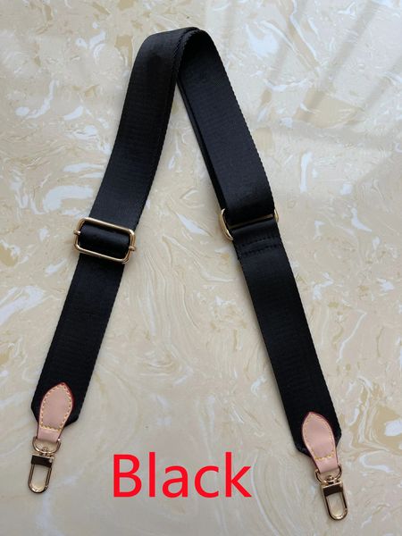 

enough stock brand designer bag strap for women 70 to 120 cm crossbody bags belt straps fashion shoulder purse, Black