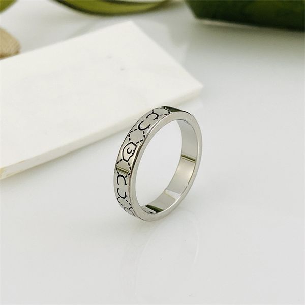 

fashion luxury designer ring ring jewelry party gift, Silver