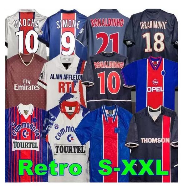 

okocha retro soccer jerseys 93 94 95 96 leroy adailton beckham 98 99 00 01 02 03 90 92 classic rai anelka ibrahimovic camisas de futebol ron, Black;yellow
