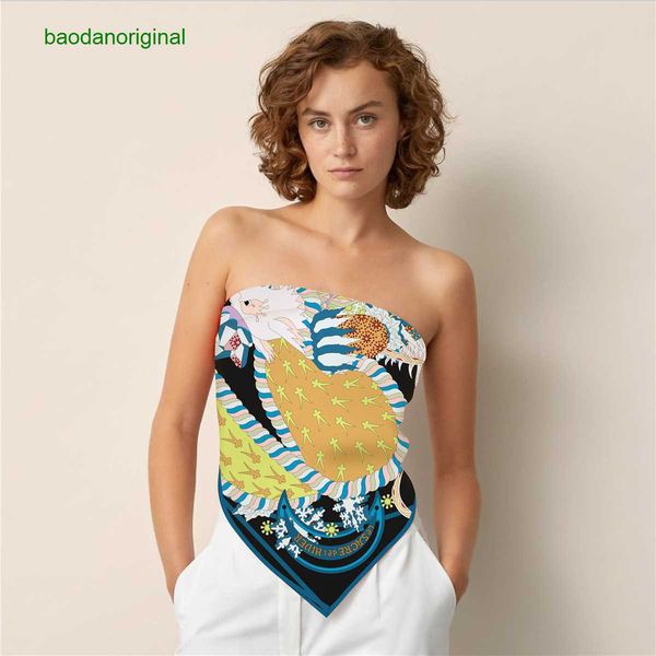 

hemres designer scarves hangzhou springsummer new twill satin imitation silk women's workplace versatile shawl scarf dual use, Blue;gray