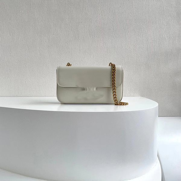 

luxurys designer bag leather handbag hardware of the same color bag classic fashion metal chain women's shoulder crossbody bags