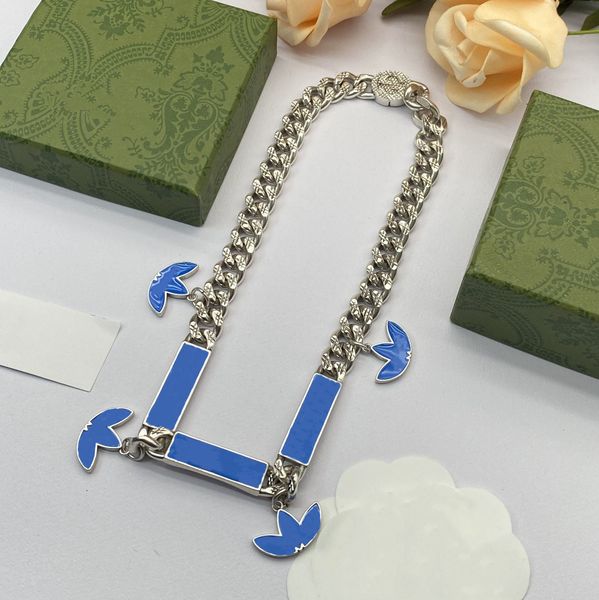 

fashion ggsity pendant necklace designer necklace women's jewelry design elegant temperament xjsad, Silver