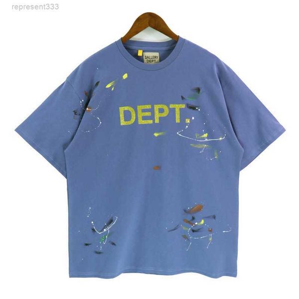 

galleryes shirt american hand-painted graffiti gilded letter print men's and short sleeved t-shirt summer loose fit lcb8, White;black