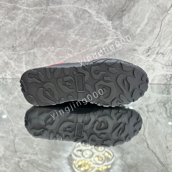 

new fashion designers sneakers camouflage casual shoes stylist mens womens shoes checkered studded flats mesh trainers, Black