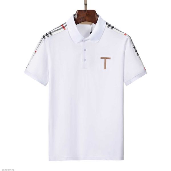 

2023 summer men's polos designer casual man womens tees with letters print short sleeves sell luxury men hip hop clothes c09l sh29, White;black