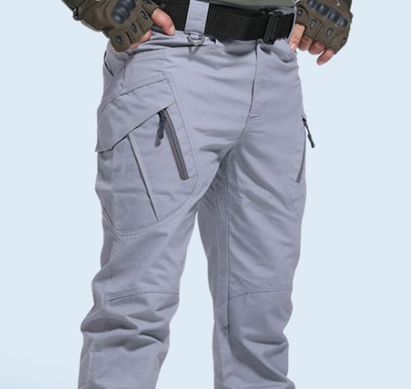 

men's pants mens tactical pants multiple pocket elasticity military urban tacitcal trousers men slim fat cargo pant 5xl 230512, Black