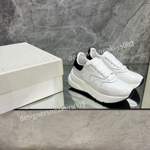 

new women men fashion casual shoes classic dirty shoes mid double height bottom trainers leather glitter golden quality, Black