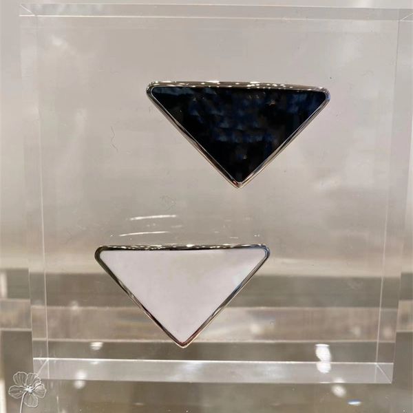 

luxury design earrings fashion for man woman inverted triangle letter designers earring trendy personality stud earrings designer jewelry dh, Golden;silver