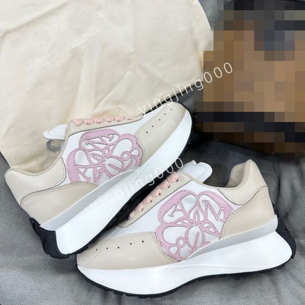 

2023new fashion designers sneakers camouflage casual shoes stylist womens shoes checkered studded flats mesh trainers, Black