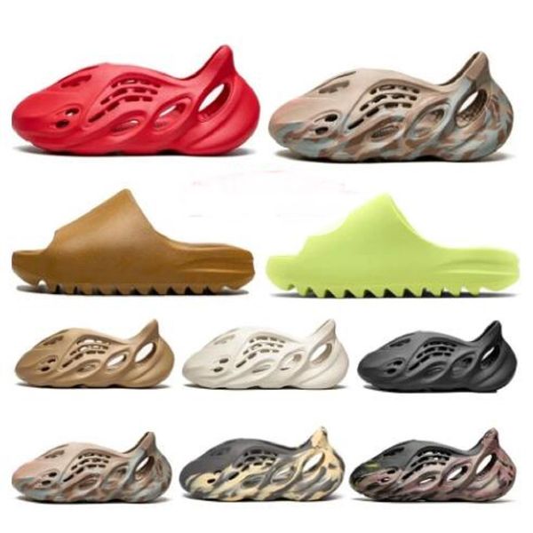 

eur48 slipper summer slide shoes onyx beach sandals desert sand bone pure resin orange earth brown soot men fashion mens women size 36-48, Black