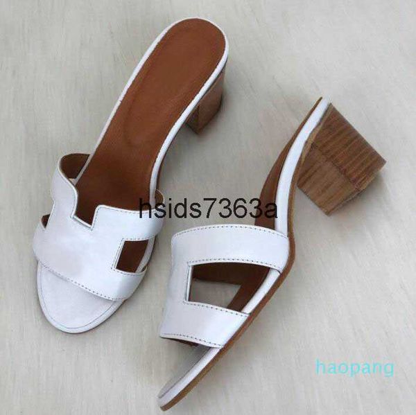 

designer woman shoes lady flats oran oasis heeled slippers sandals genuine leather h women slippers luxury flat slides ladies beach sandal p, Black