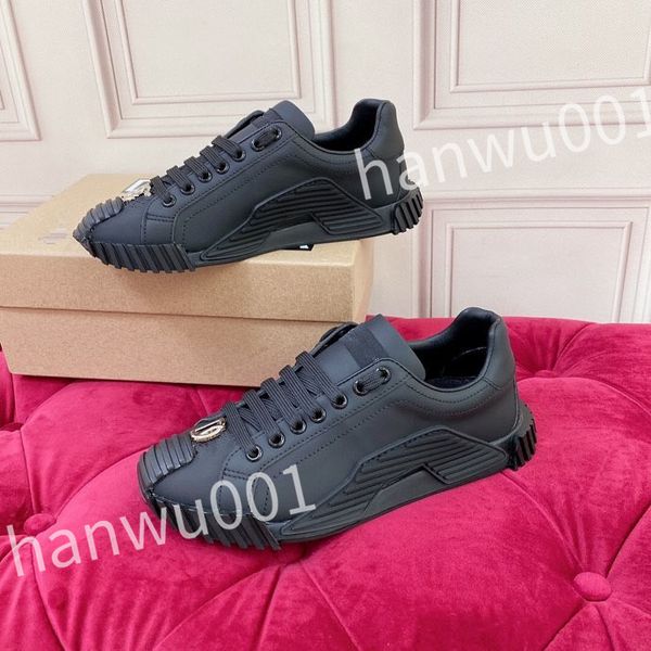 

new luxury women's casual shoes women's designers men's leather basketball training shoes men's and women's daily l, Black