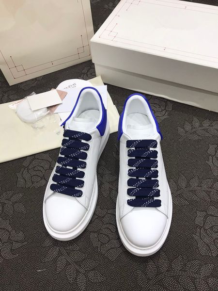 

2023 designer woman's shoe leather lace up mens fashion platform sneakers white black mens womens 0426