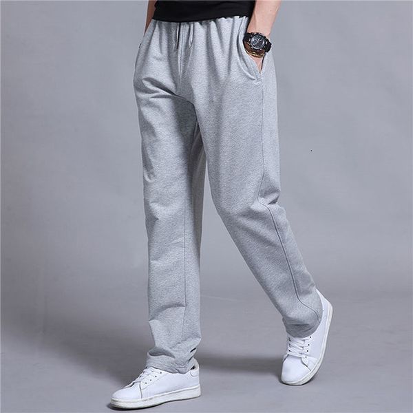 

men's pants solid color sports pants men's long pants men's jogging running pants women's loose style pencil pants men 2, Black