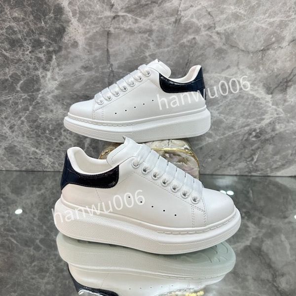 

new luxury designer shoes mens women white luxury designer sneaker lace up genuine leather sneakers fashion women casual designer sneaker, Black