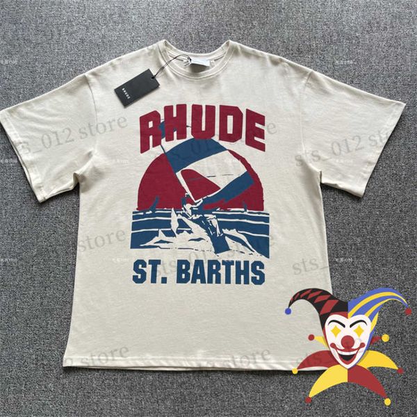 

men's t-shirts vintage sailing print t shirts men women oversized tee summer t-shirt t230512, White;black