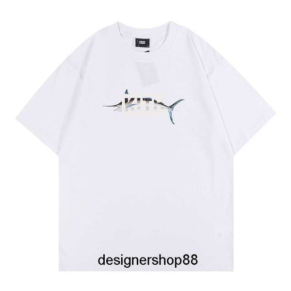 

23ss kih designers shirt mens fashion men women casual man clothing street shorts sleeve printing ee us size s xxl, White;black