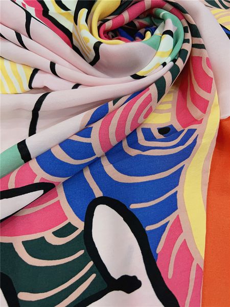 

handkerchiefs spanishstyle oversized print handkerchief 230512, Blue;white