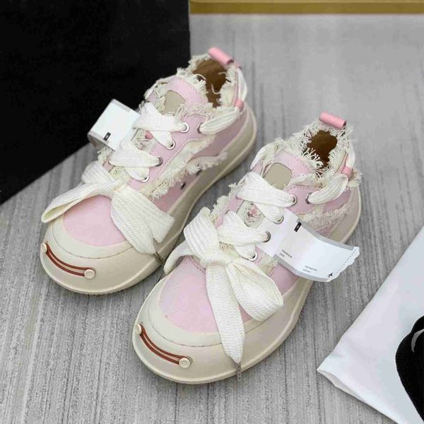 

luxury designer sneakers smilerepublic women casual shoes washed canvas leather stitching smile beggar shoe cute ladies lace-up t8kc