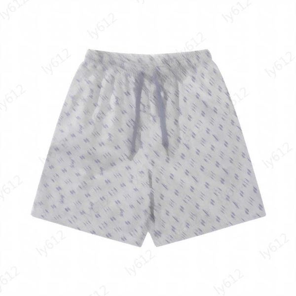 

mens shorts summer silver brand printed decorative casual shorts luxury designer elastic waist drawstring beach shorts male clothing, White;black