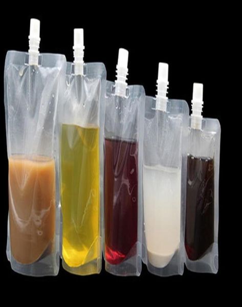 

100ml 200ml 250ml 300ml 380 500ml empty standup plastic drink packaging bag spout pouch for beverage liquid juice milk coffee sto9879571